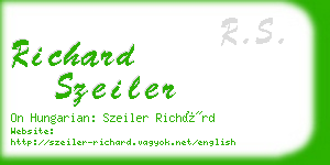 richard szeiler business card